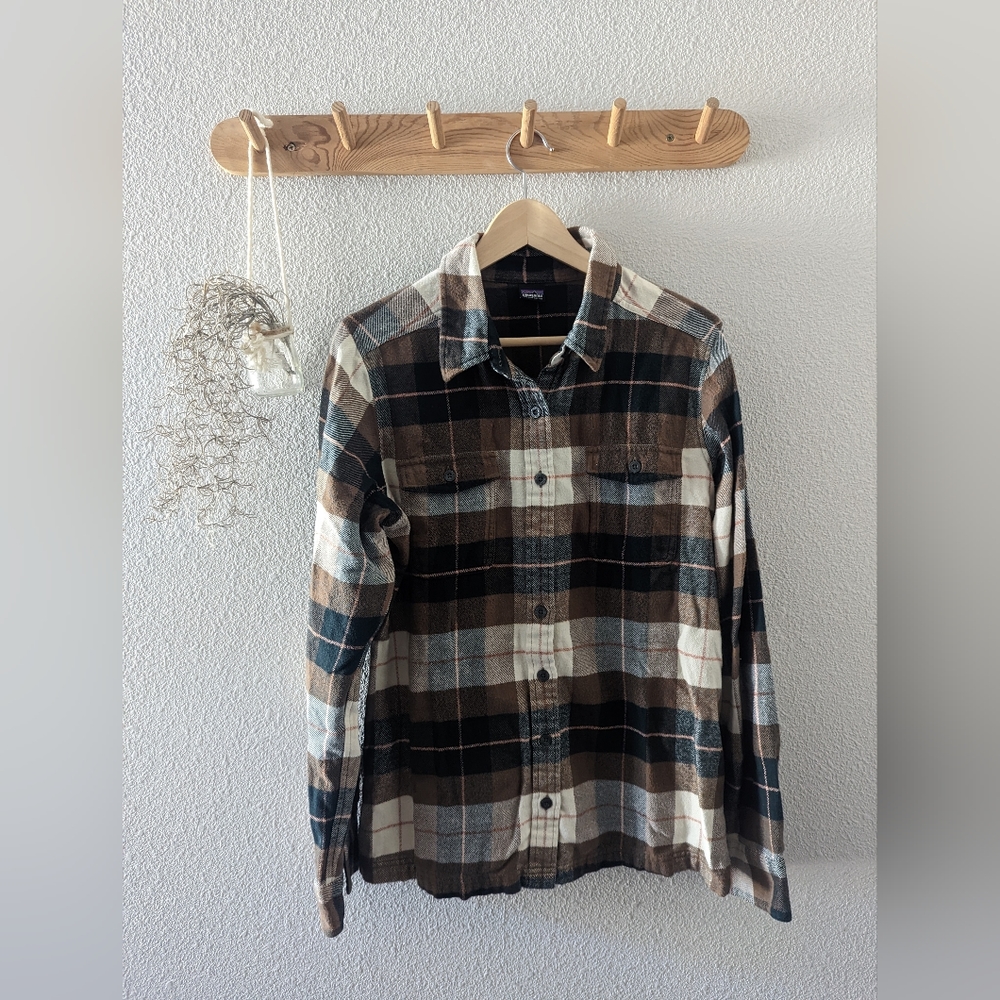 Patagonia Fjord Flannel organic cotton size large size 12